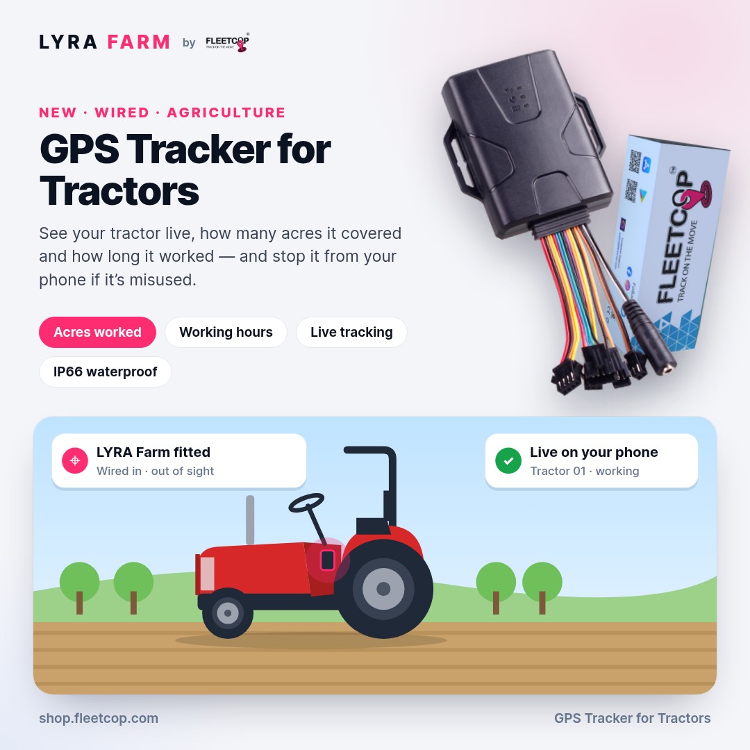 LYRA Farm — GPS Tracker for Tractors